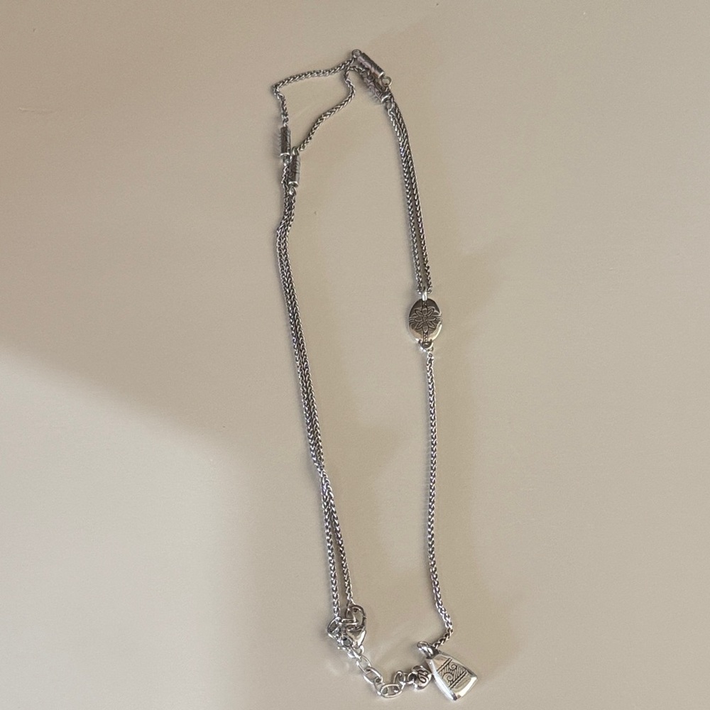 Brighton Women’s Silver Tiered Necklace EUC
